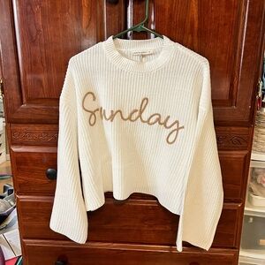 Moon & Madison “Sunday” Sweater Size Small